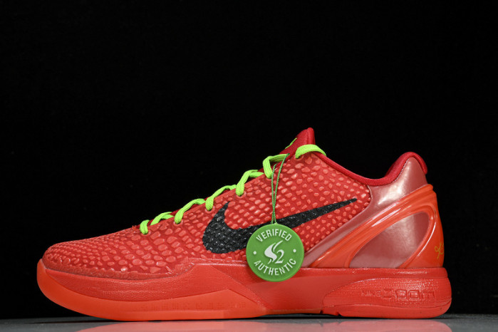 nike kobe 6 protro reverse grinch fv4921-600