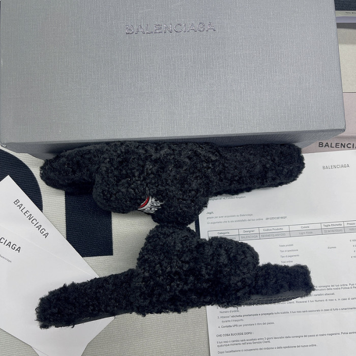 Balenciaga Furry Slide