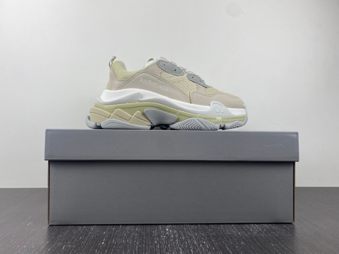 blcg sneaker triple.s.gomma gray-light green 524039 w2fw4 9790